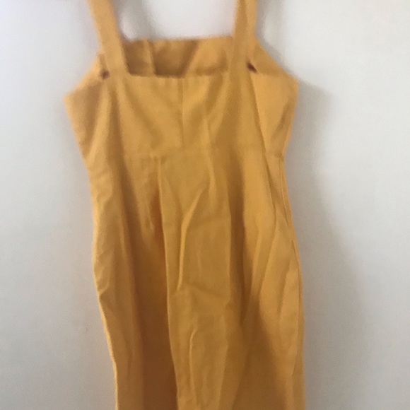 Forever 21 Yellow Asymmetrical Shift Dress - Picture 3 of 3